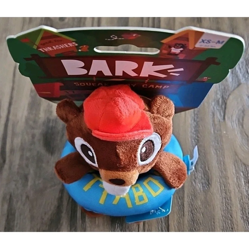 Bark Lil' Bucky & Squeaky Clean Bath Bombs Dog Toys - Squeaks Crinkles XS-Medium